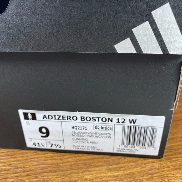 Adidas Boston 12 women’s shoe size 9
